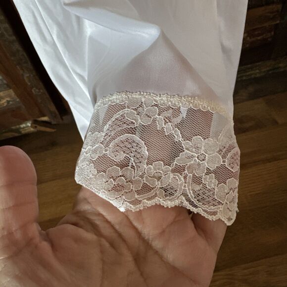 Vintage Burlington Knit Fabrics Burmilaire Anti Static Tricot Dainty Slip - Picture 10 of 15